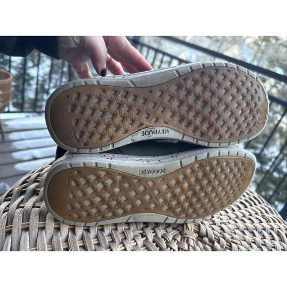 Hey Dude Eloise Boots Bootie Womens Size 8 US 39 EU Grey Shoes Recycled Leather - Picture 8 of 12